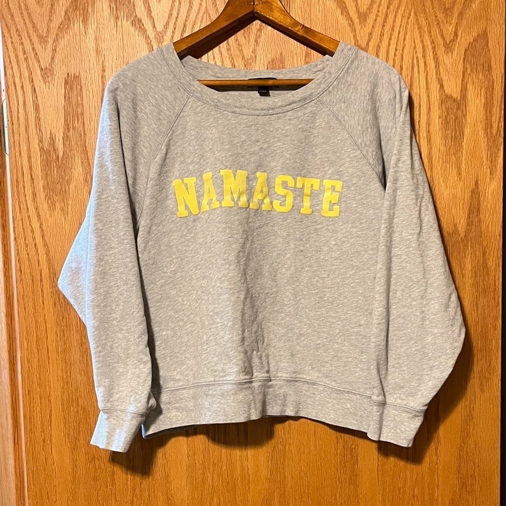 J. Crew Light Gray Knit Top